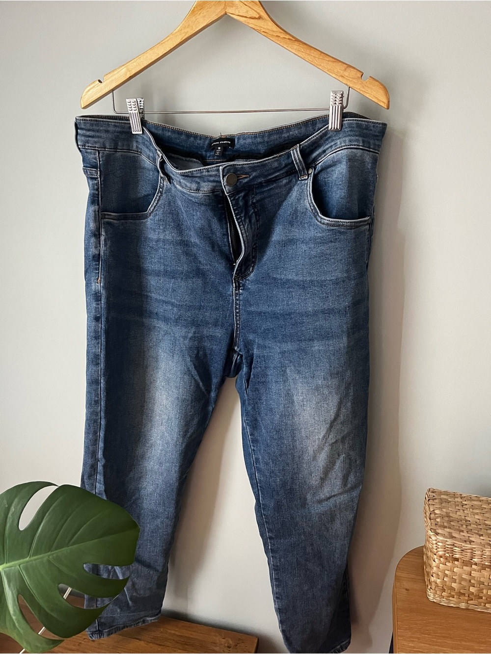 Universal Standard Blue Denim Skinny Jeans
